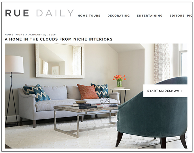 San Francisco home designed by Niche Interiors featured on Rue Daily