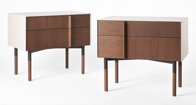 Nightstands designed by Ted Boerner - San Francisco furniture designer