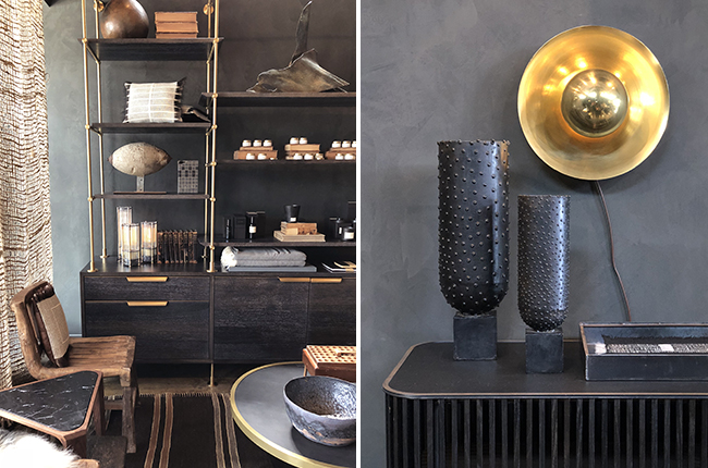 Modern furniture and lighting home decor at Hammer and Spear Los Angeles furniture showroom 