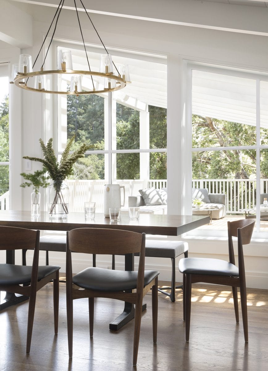 Kitchen dining area in Woodside Family Home