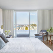 Master bedroom Russian Hill Home overlooking the San Francisco Bay