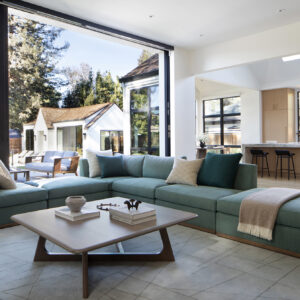 modern Menlo Park home in Silicon Valley by California interior designers