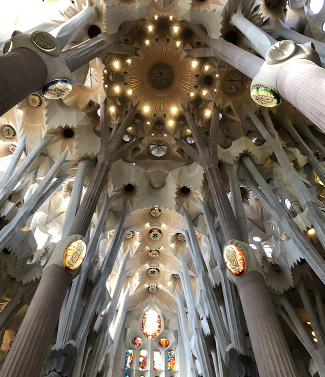 Gaudi Sagrada Familia in Barcelona Spain