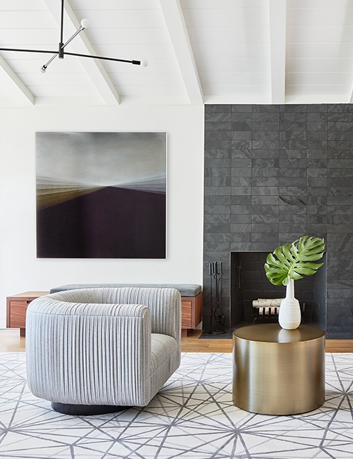 Bay Area home designed by San Francisco interior design firm Niche Interiors featured in Elle Decor