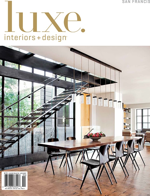 Luxury modern home in San Francisco by California interior designer featured in Luxe Magazine