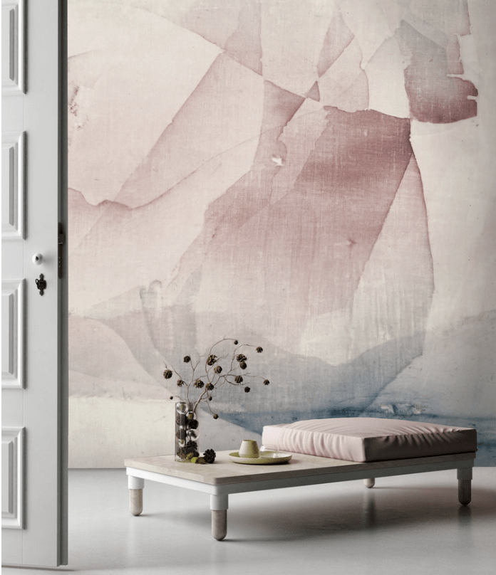 modern wallpaper selected by San Francisco interior designer