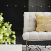 Furniture detail in living room of Napa Valley home designed by Niche Interiors