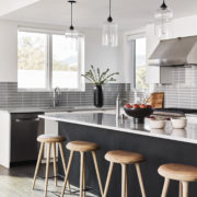 Kitchen design in Napa Vacation Home