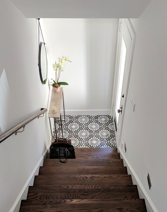 Foyer remodel in this Pacific Heights interior design project by Niche Interiors 
