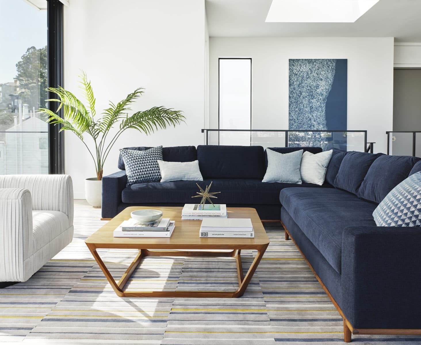 Colorful living room design Noe Valley Home