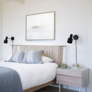 Modern Guest Bedroom in Northern California home remodel