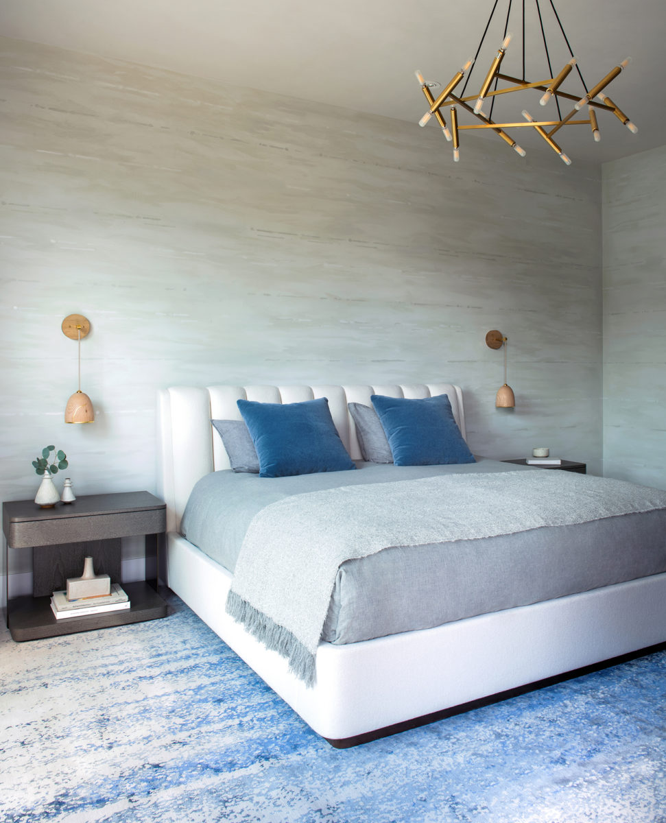 Luxury bedroom designed by San francisco interior design firm Niche Interiors