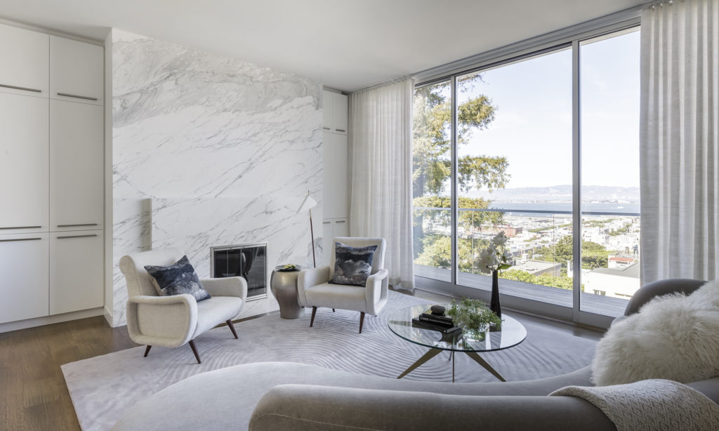 Russian Hill penthouse designed by San Francisco interior design firm Niche Interiors