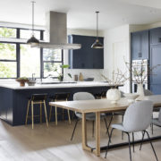 Modern kitchen in Sonoma Vacation home by Napa Valley interior designer Niche Interiors