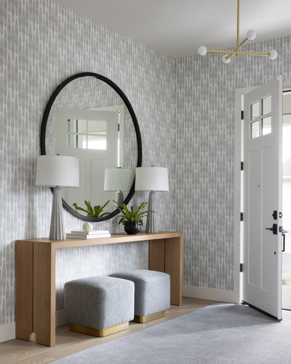 Foyer in Sonoma home by interior designer Niche interiors