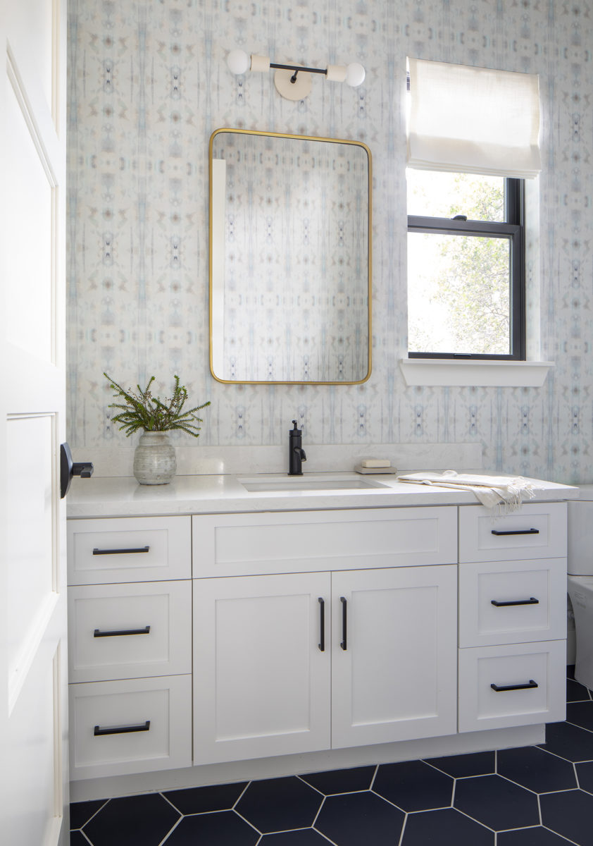 Contemporary bathroom design by interior design firm napa valley