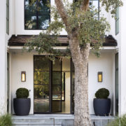 transitional home design exterior california