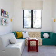 family friendly modern home with custom sectional sofa by Bay Area interior designer Niche Interiors