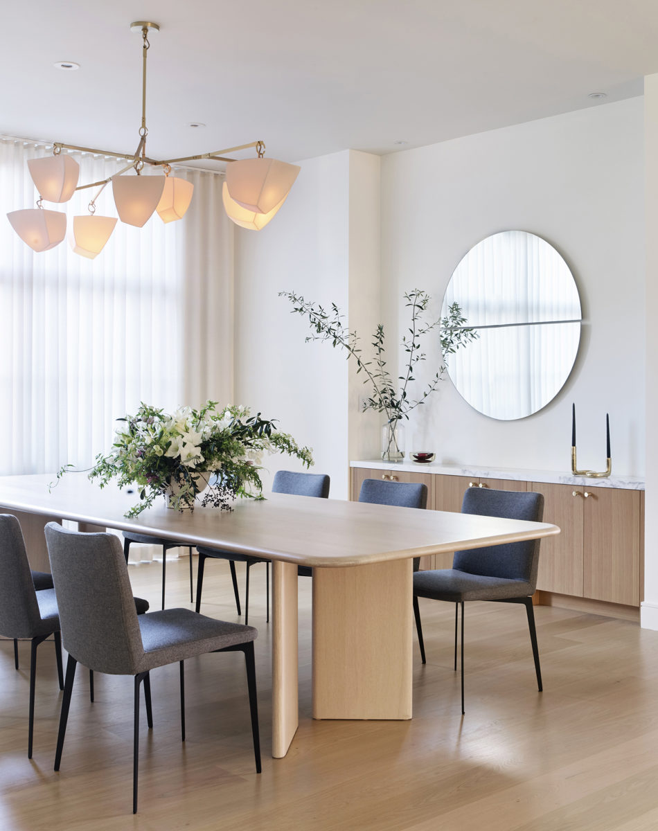 modern dining room design Menlo Park