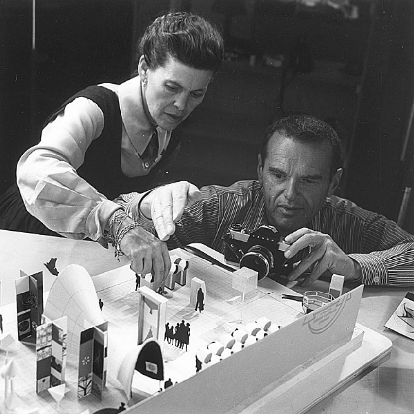 20th century designers ray and Charles Eames