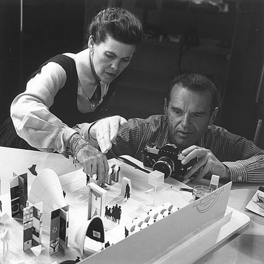 20th century designers ray and Charles Eames making design history in California