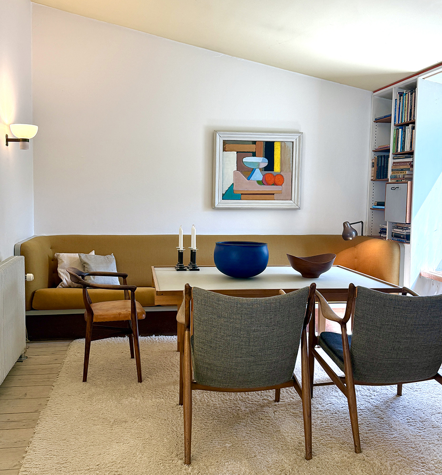 danish design at Finn Juhl's house as toured by Niche interiors
