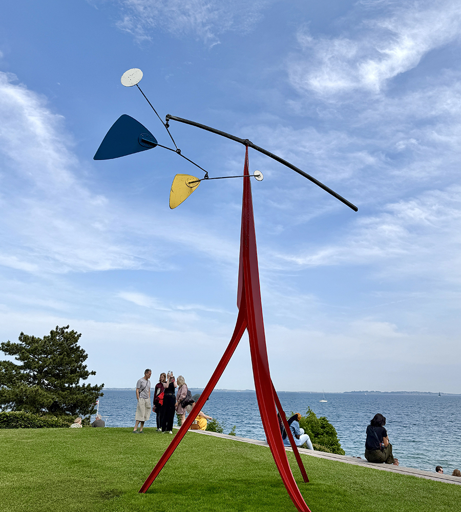 calder sculpture at Louisiana modern art museum as captured by interior designer San Francisco 