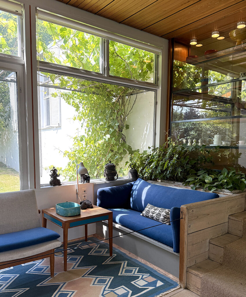 San Francisco interior designer tour of the Finn Juhl house in denmark