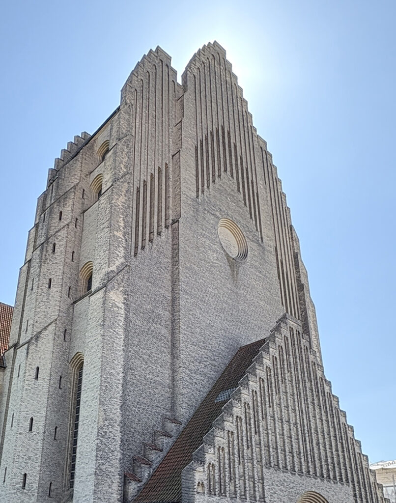 danish modern grundtvig church in Copenhagen