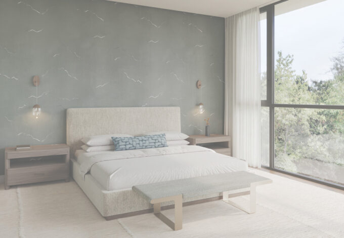 luxury high-end bedroom design in Hillsborough California home by niche interiors