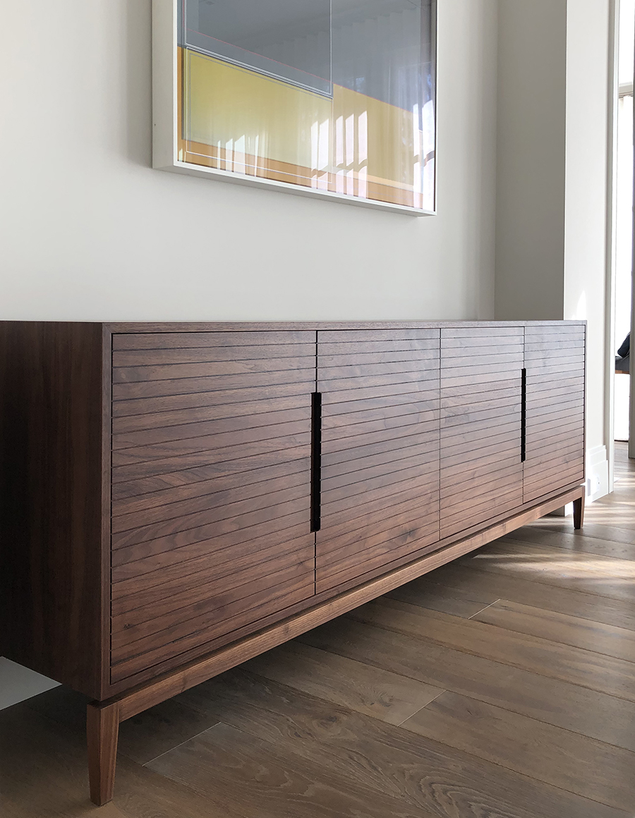 custom furniture in Atherton home by niche interiors