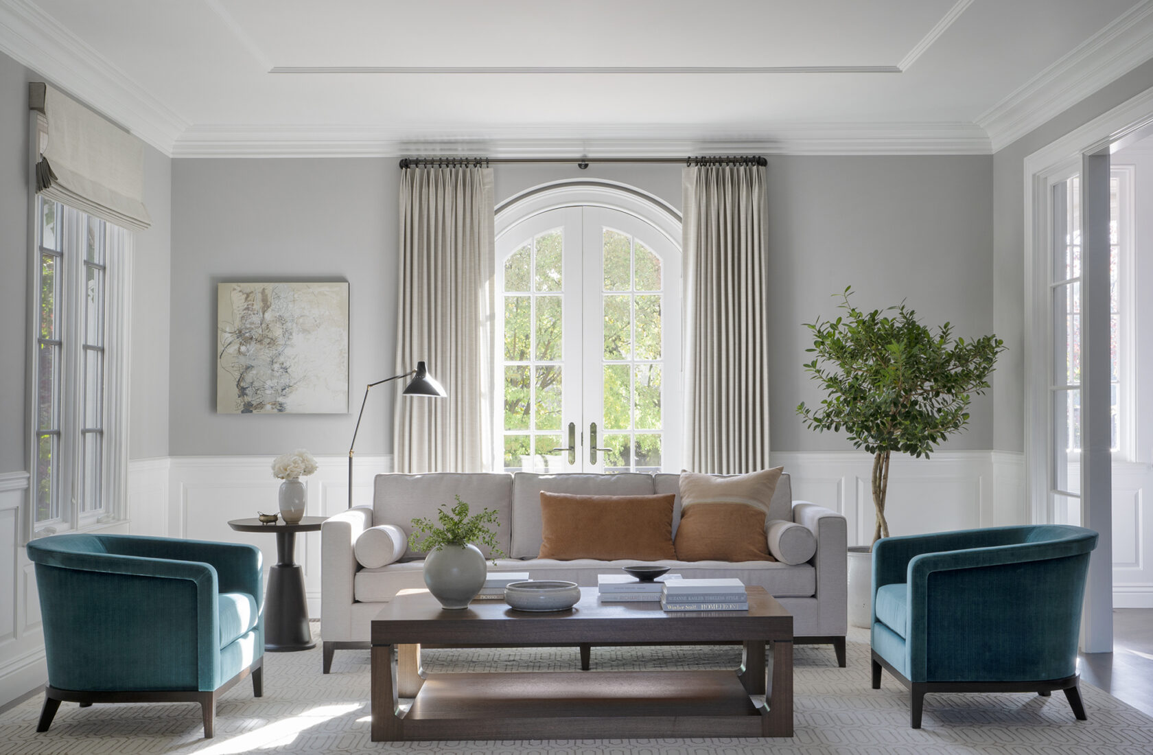 luxury home remodel in Atherton, California by leading interior design firm niche interiors