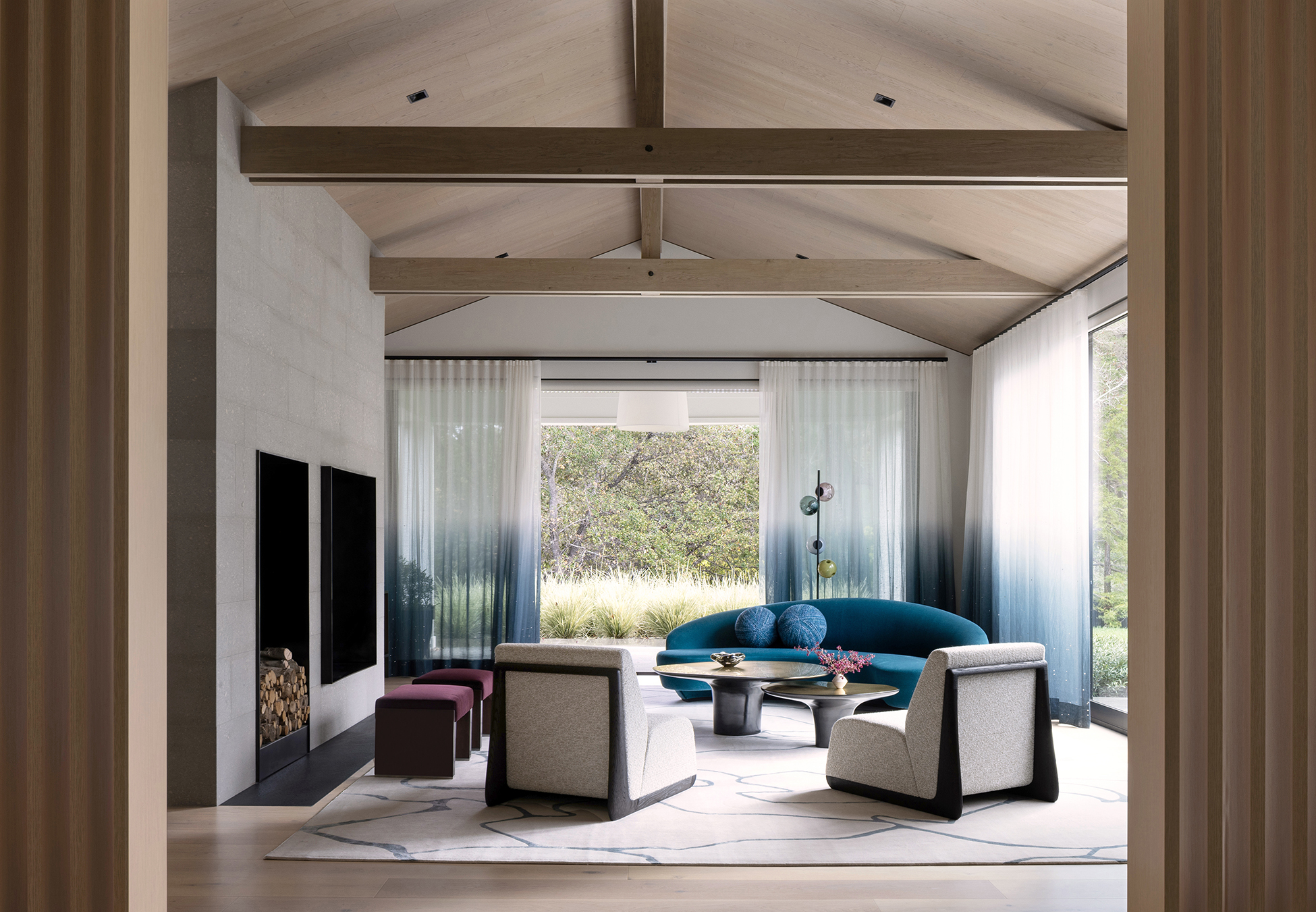 luxury home renovation in hillsborough, California by top interior designer niche interiors