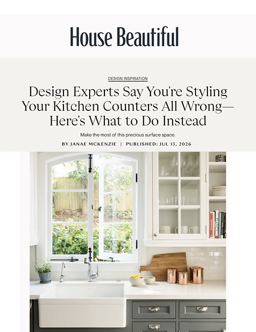 interior styling tips from principal designer Jennifer Jones, featured in 2026 house beautiful