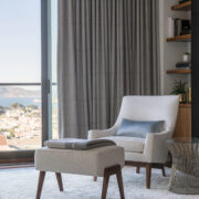 pacific heights home designed by niche interiors features luxury contemporary furniture in the primary bedroom