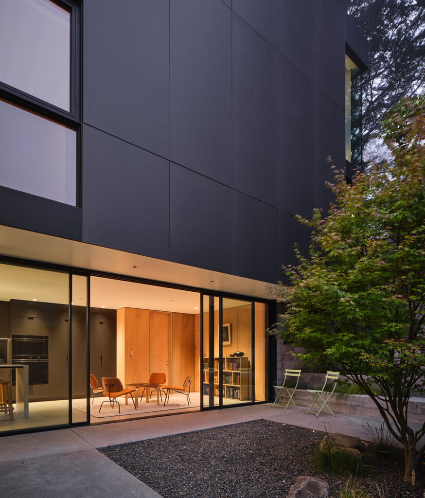 modern San Francisco ground-up home by architect mike Hennessey 